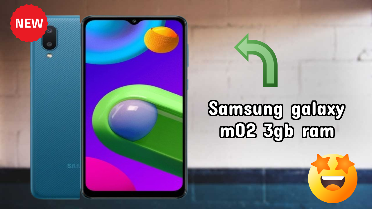 Samsung Galaxy M02 3GB RAM Display Size: 6.5 Inches (16.51 Cm) Screen Quality