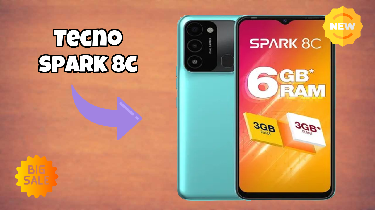 Tecno Spark 8C Display Technology: IPS LCD Quality